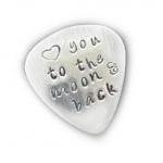 Guitar Pick Love You To The Moon And Back Hand..
