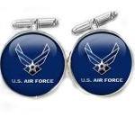 Blue Air Force Cufflinks Personalized Keepsake..