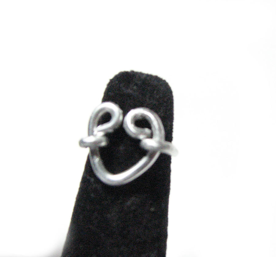 Heart Ring Infinity Wire Wrapped Jewelry Aluminum Any Size